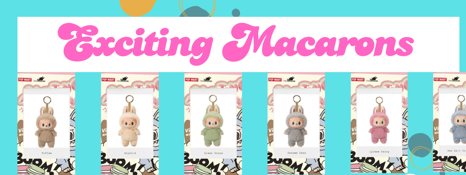 Authentic Popmart Labubu Exciting Macaron Collection