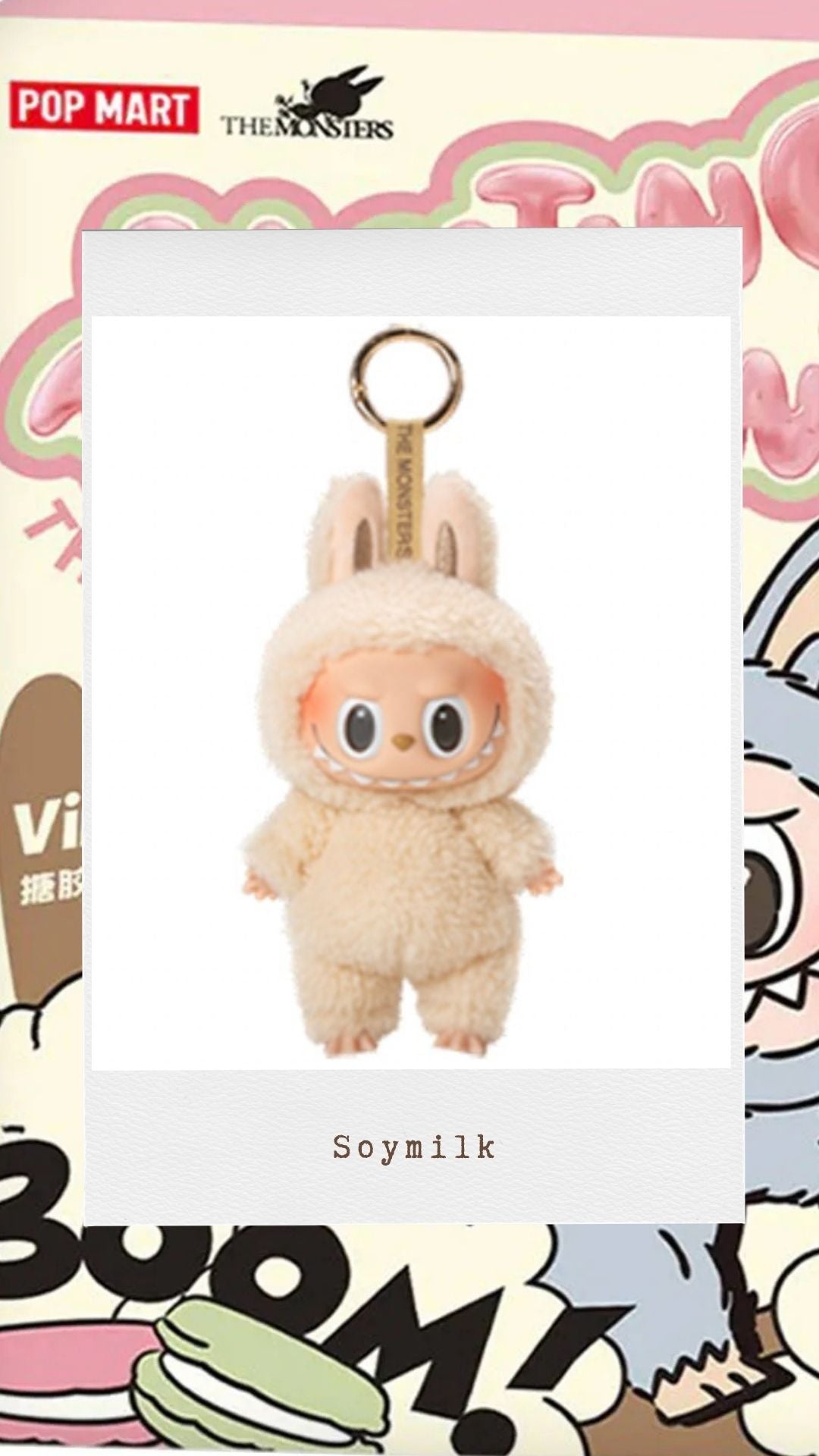 Labubu Exciting Macarons SoyMilk