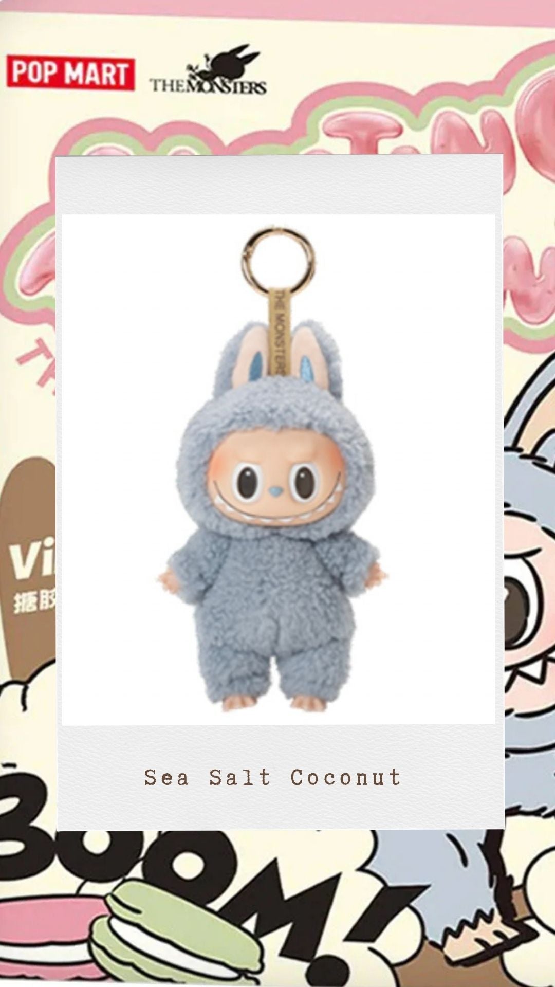 Labubu Exciting Macarons Sea Salt Coconut