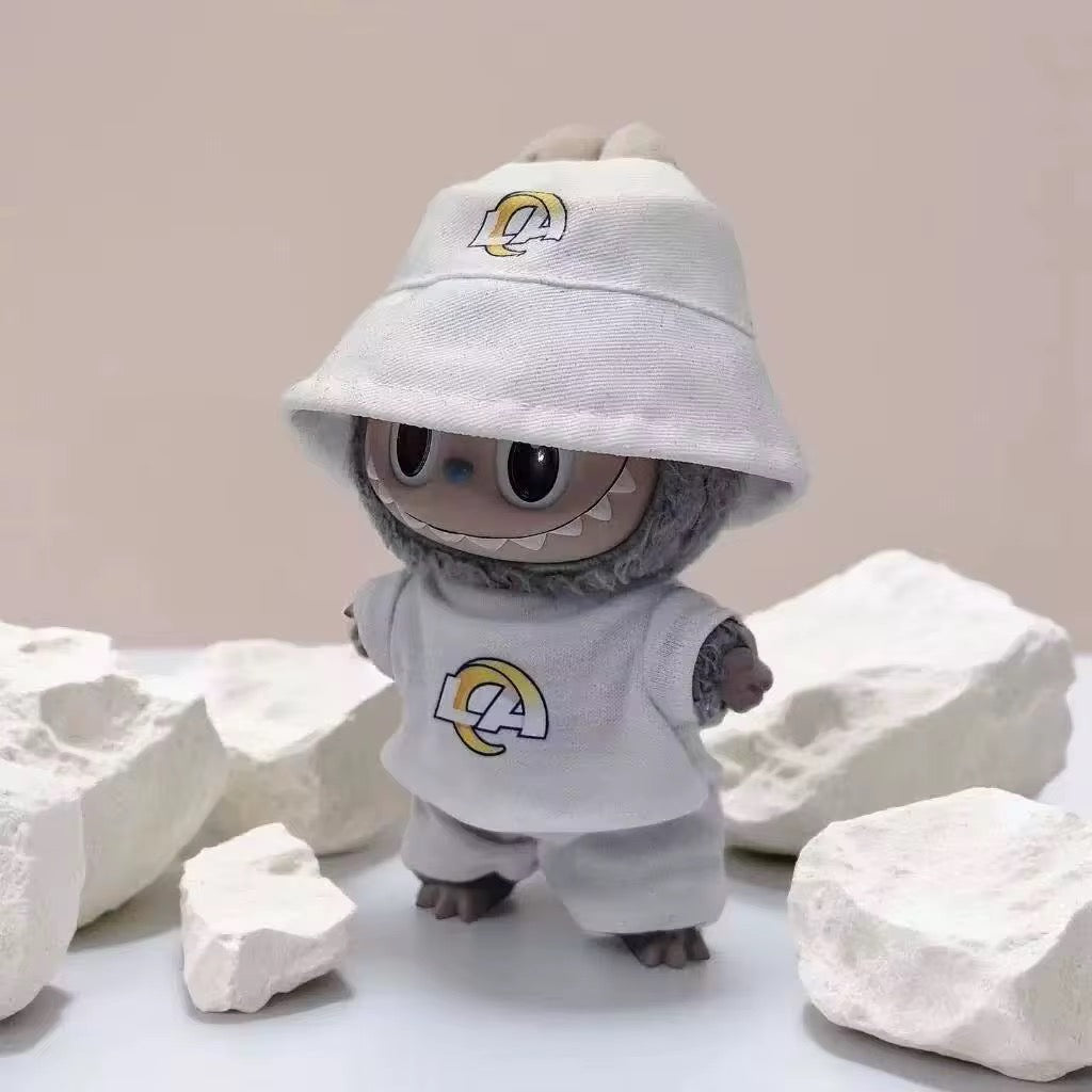 Labubu Clothes Football Fan Uniform Set Los Angeles