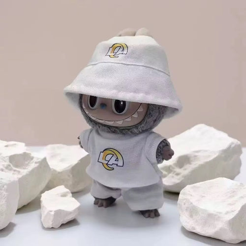 Labubu Clothes Football Fan Uniform Set Los Angeles